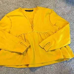 Zara Babydoll Top Blouse